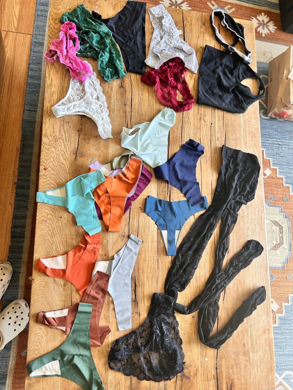 Women’s Seamless Thong Panty - Mixed Colors new + other clear out bundle